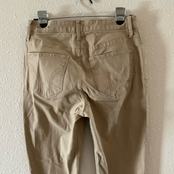 Hollister Jeans High-Rise Super Skinny Khaki Pants Classic Stretch Wmns Size 7L - Picture 3 of 11